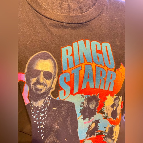 2010 RINGO STARR & HIS ALL STARR BAND Concert Tour (2X) T-Shirt EDGAR
WINTER - Picture 3 of 6